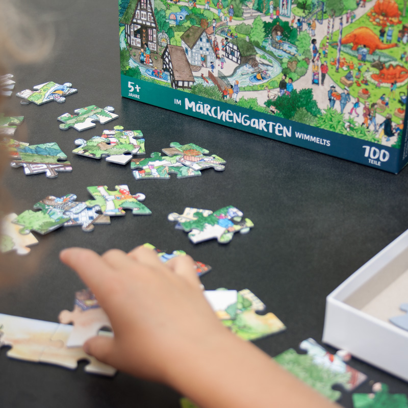 Puzzle »Im Märchengarten wimmelts«