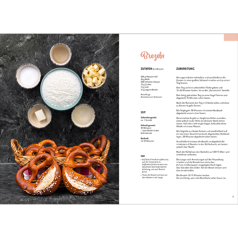 Veganes Backen - Einfache Rezepte für herzhafte und süße Leckereien