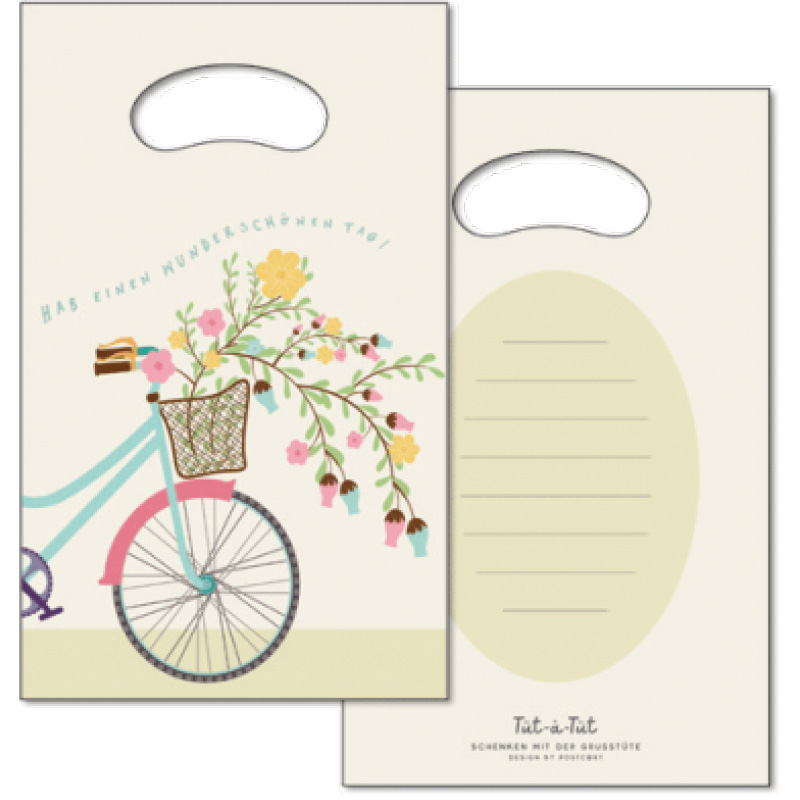 Geschenktüte "Hab einen wunderschönen Tag"