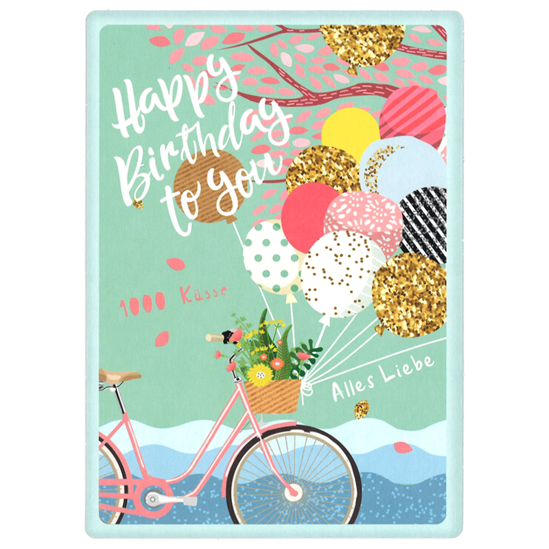 Up-Card "Happy Birthday to you"