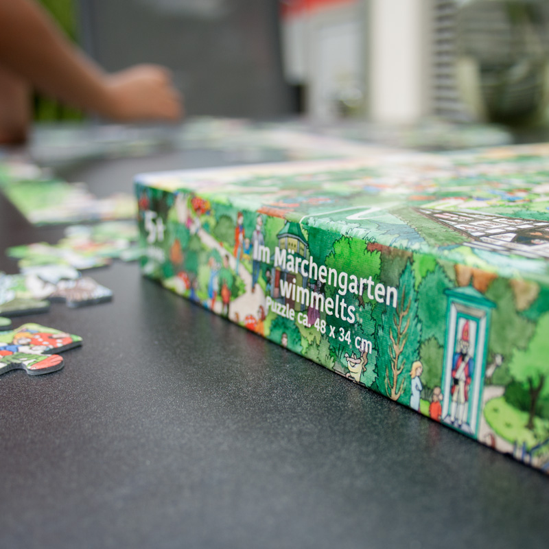 Puzzle »Im Märchengarten wimmelts«