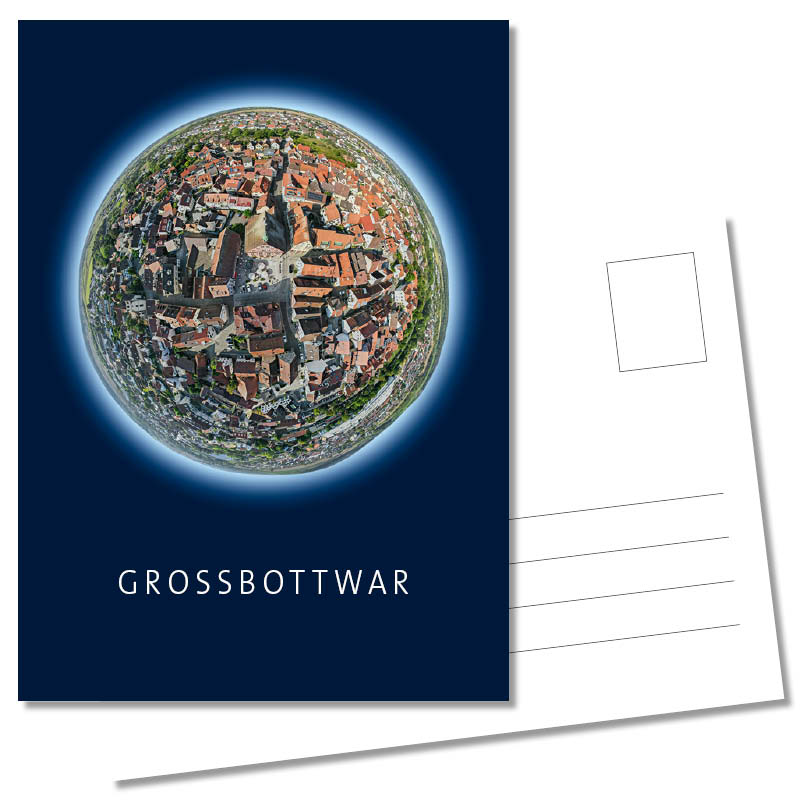 Postkarte Luftaufnahme