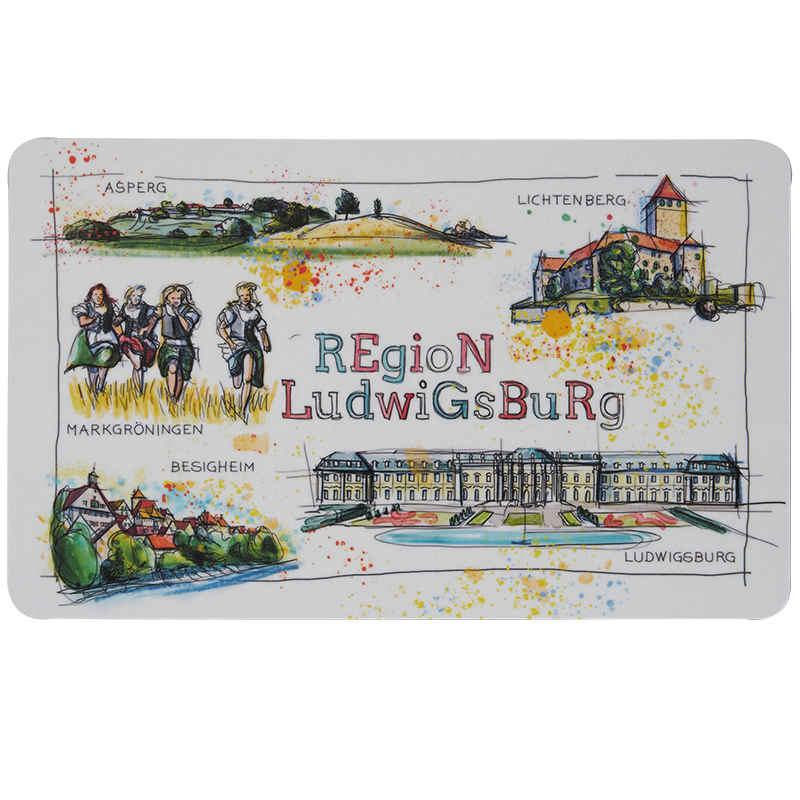 Frühstücksbrettchen – Region Ludwigsburg