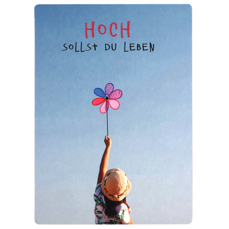 Up-Card "Hoch sollst du leben"