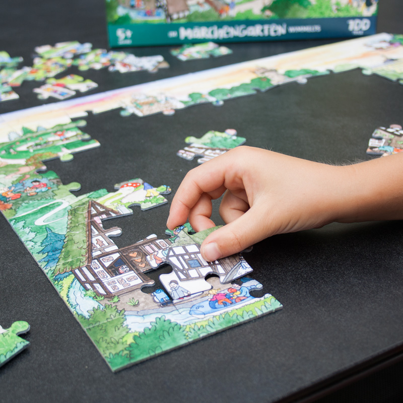 Puzzle »Im Märchengarten wimmelts«