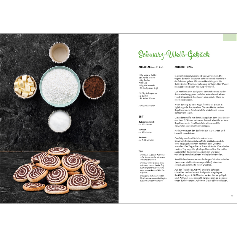 Veganes Backen - Einfache Rezepte für herzhafte und süße Leckereien